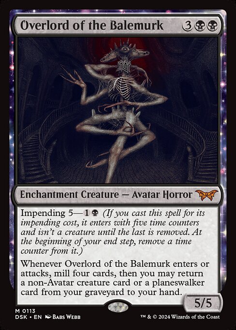 Overlord of the Balemurk - Duskmourn: House of Horror #113