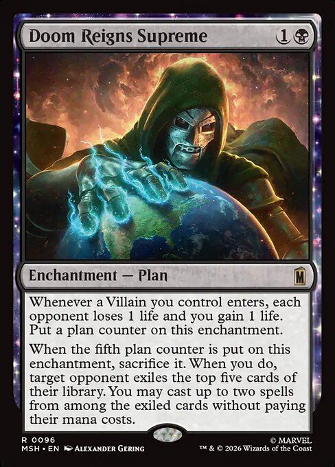 Doom Reigns Supreme Marvel Super Heroes Magic: The Gathering card image