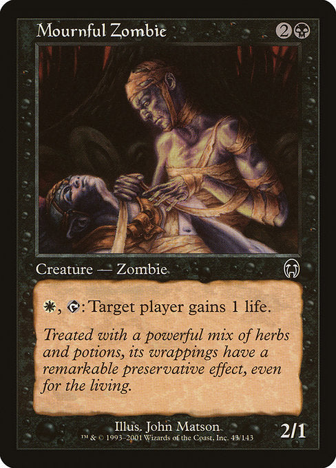 Mournful Zombie - Apocalypse #43