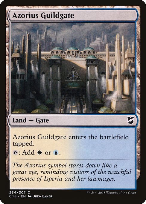 Azorius Guildgate - Commander 2018 #234