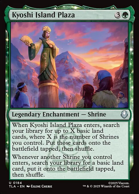 Kyoshi Island Plaza - Avatar: The Last Airbender #184 Magic: The Gathering card image