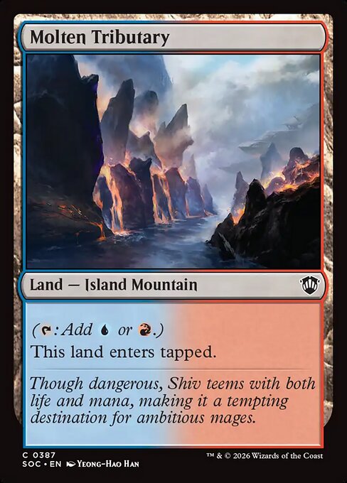 Molten Tributary - Secrets of Strixhaven Commander #387