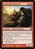 Borderland Minotaur Theros Magic: The Gathering card image