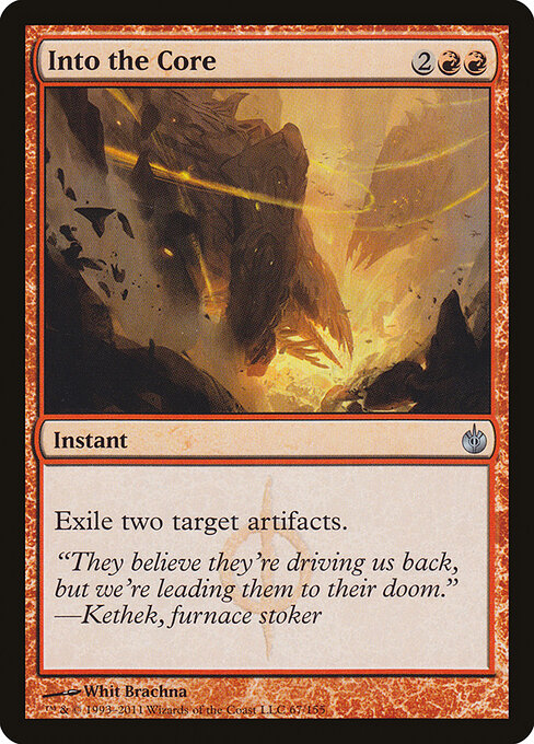 Into the Core Mirrodin Besieged Magic: The Gathering card image