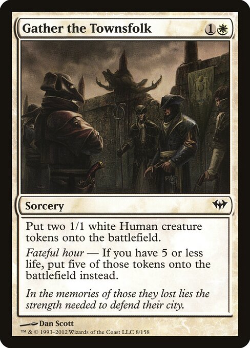 Gather the Townsfolk Dark Ascension Magic: The Gathering card image