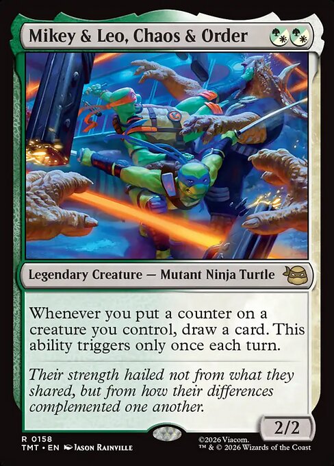 Mikey & Leo, Chaos & Order - Teenage Mutant Ninja Turtles #158