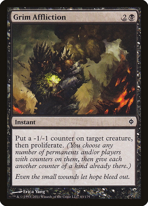 Grim Affliction - New Phyrexia #63
