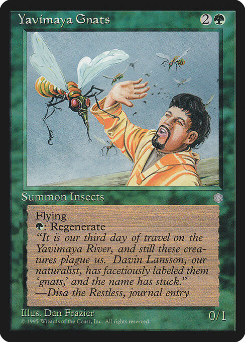 Yavimaya Gnats Ice Age Magic: The Gathering card image