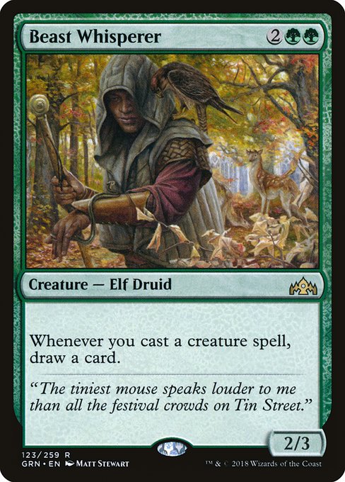 Beast Whisperer Guilds of Ravnica Magic: The Gathering card image