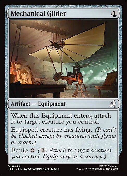 Mechanical Glider - Avatar: The Last Airbender Eternal #256 Magic: The Gathering card image