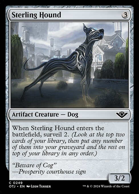Sterling Hound - Outlaws of Thunder Junction #249 Magic: The Gathering card image