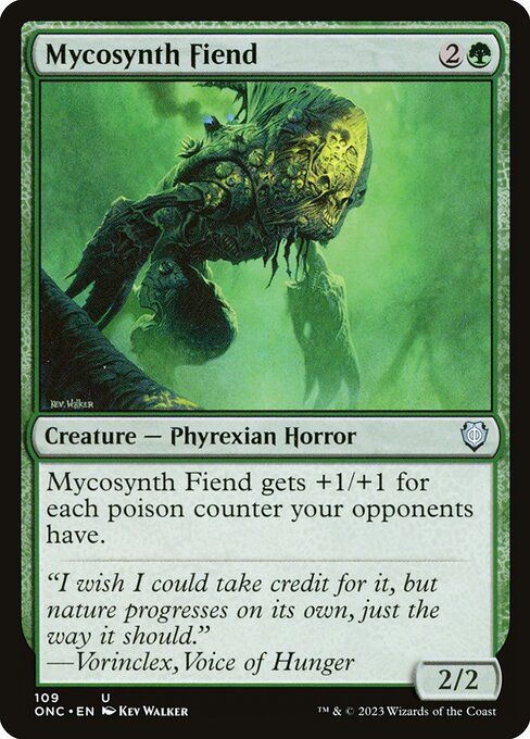 Mycosynth Fiend - Phyrexia: All Will Be One Commander #109