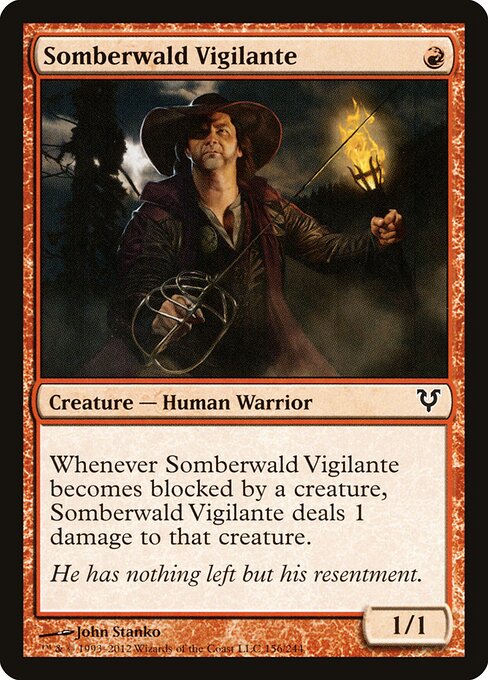 Somberwald Vigilante Avacyn Restored Magic: The Gathering card image
