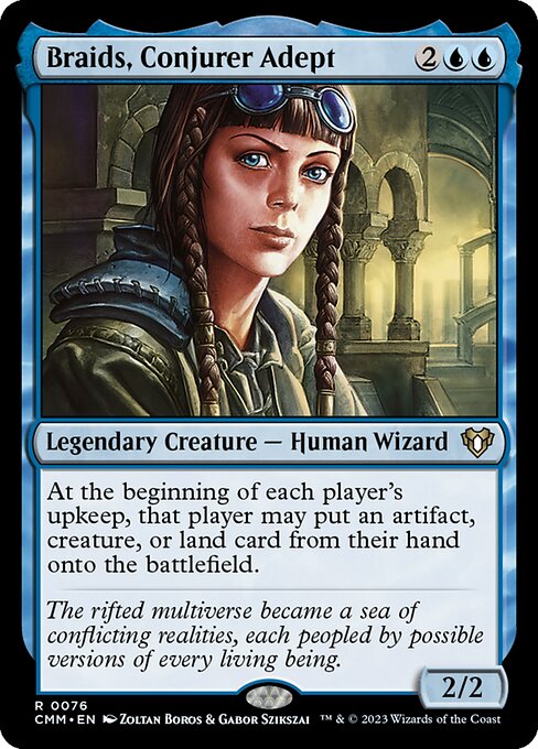 Braids, Conjurer Adept - Commander Masters #76