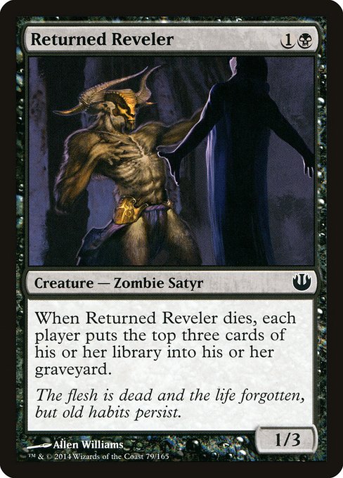 Returned Reveler - Journey into Nyx #79 Magic: The Gathering card image