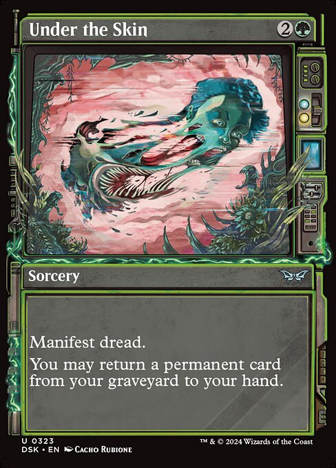Under the Skin Duskmourn: House of Horror Magic: The Gathering card image