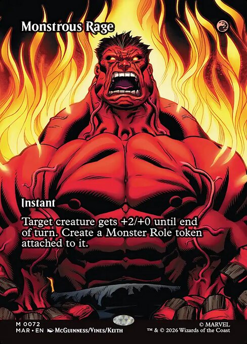 Monstrous Rage - Marvel Universe #72