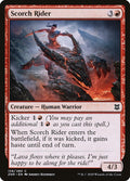 Scorch Rider Zendikar Rising Magic: The Gathering card image