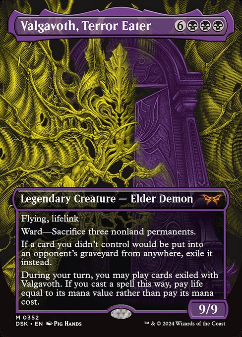 Valgavoth, Terror Eater - Duskmourn: House of Horror #352