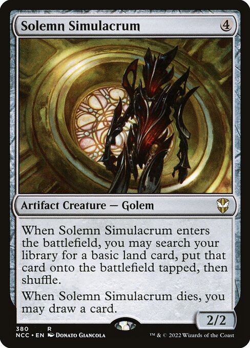 Solemn Simulacrum - New Capenna Commander #380