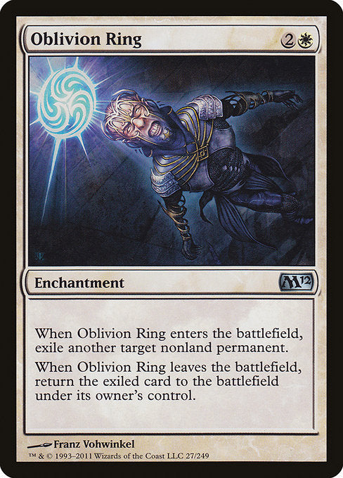 Oblivion Ring - Magic 2012 #27 Magic: The Gathering card image