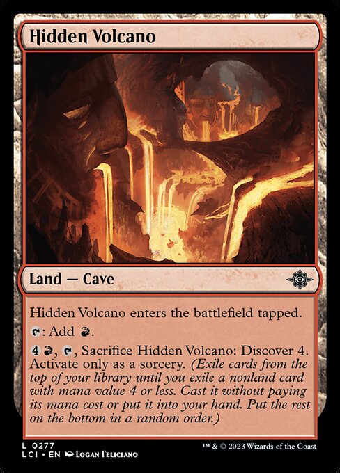 Hidden Volcano - The Lost Caverns of Ixalan #277