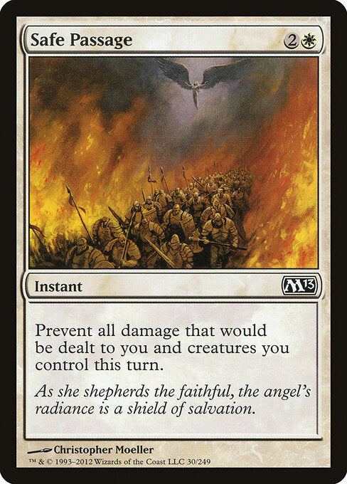 Safe Passage Magic 2013 Magic: The Gathering card image