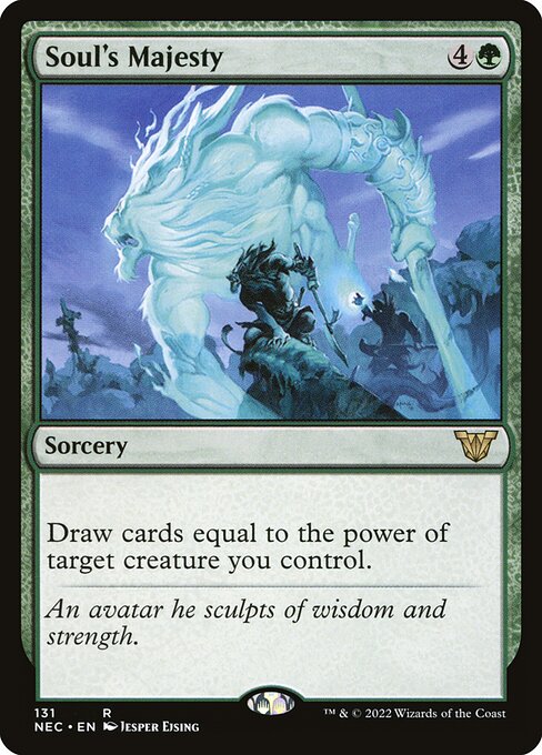 Soul's Majesty - Neon Dynasty Commander #131 - Near Mint - Non-Foil