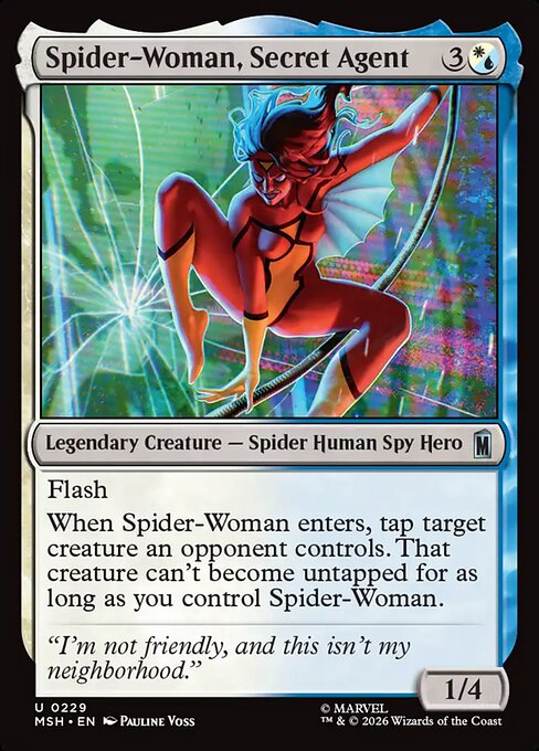 Spider-Woman, Secret Agent Marvel Super Heroes Magic: The Gathering card image
