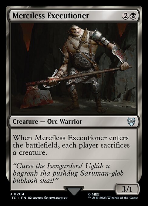 Merciless Executioner - Tales of Middle-earth Commander #204