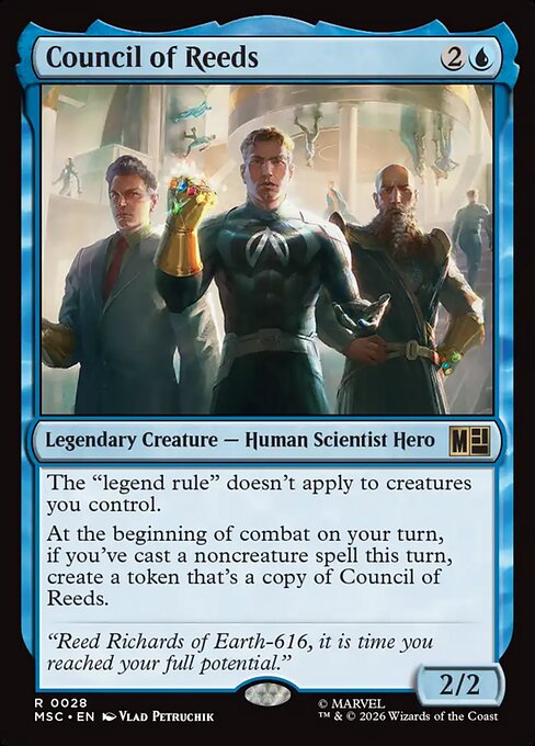 Council of Reeds Marvel Super Heroes Commander Magic: The Gathering card image