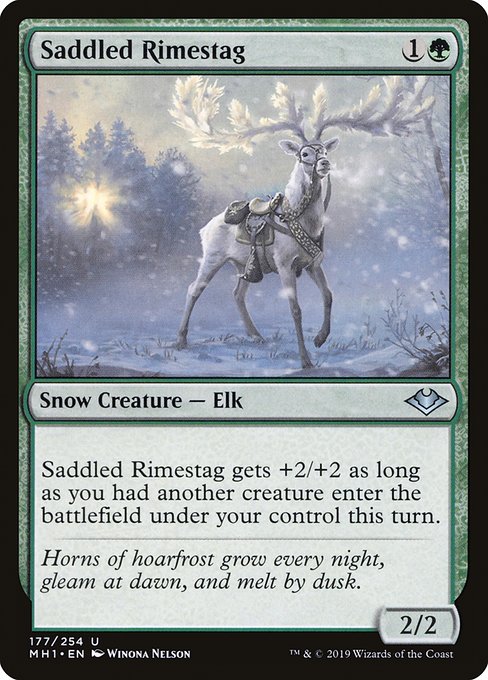 Saddled Rimestag - Modern Horizons #177