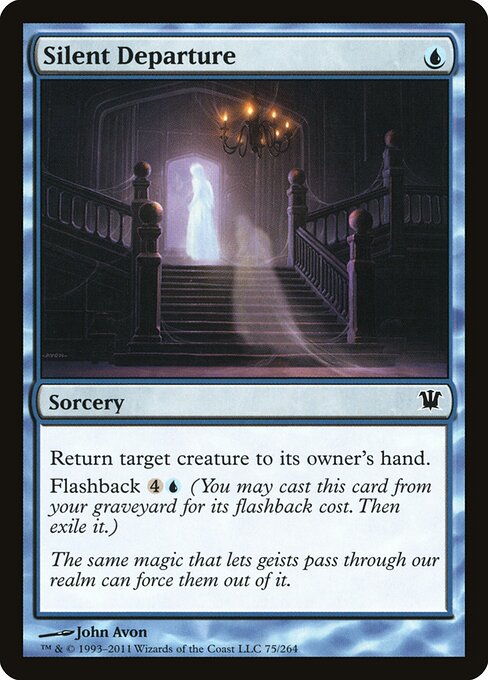 Silent Departure Innistrad Magic: The Gathering card image