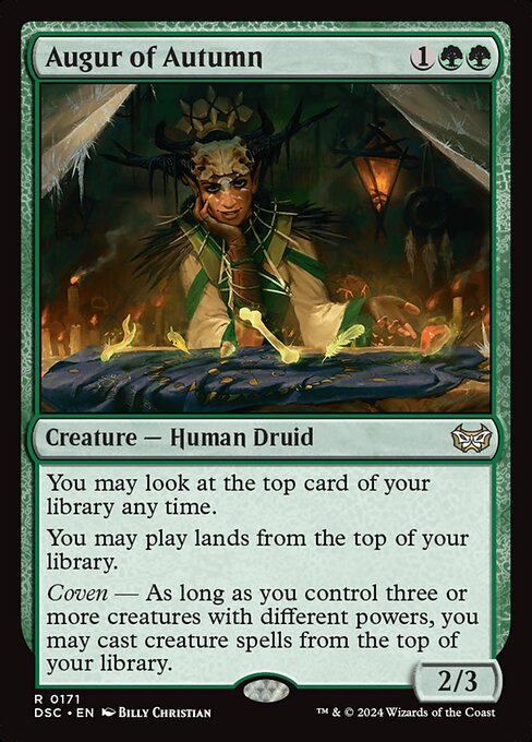 Augur of Autumn - Duskmourn: House of Horror Commander #171