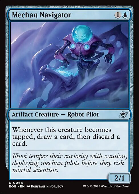 Mechan Navigator - Edge of Eternities #64 - Near Mint - Foil