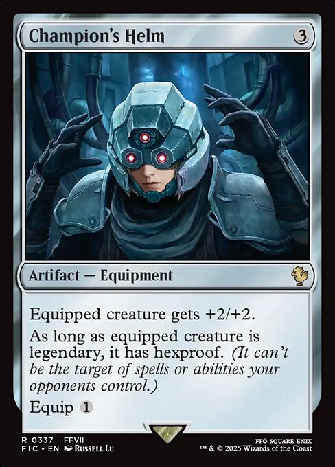 Champion's Helm Final Fantasy Commander Magic: The Gathering card image