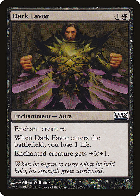 Dark Favor - Magic 2012 #89