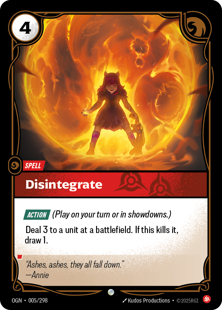 Disintegrate Riftbound card image