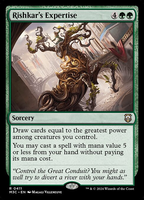 Rishkar's Expertise Modern Horizons 3 Commander Magic: The Gathering card image
