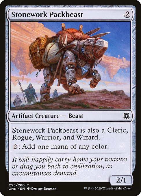 Stonework Packbeast - Zendikar Rising #255
