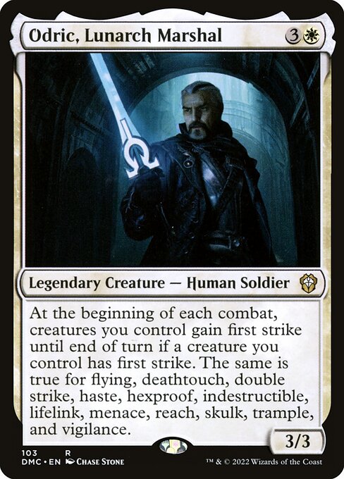 Odric, Lunarch Marshal - Dominaria United Commander #103