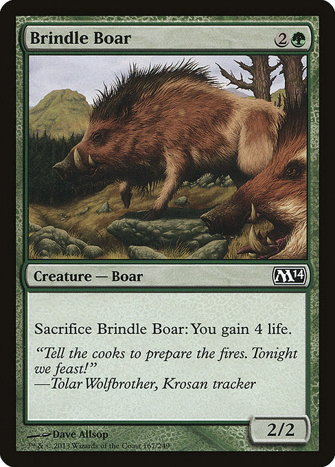 Brindle Boar - Magic 2014 #167