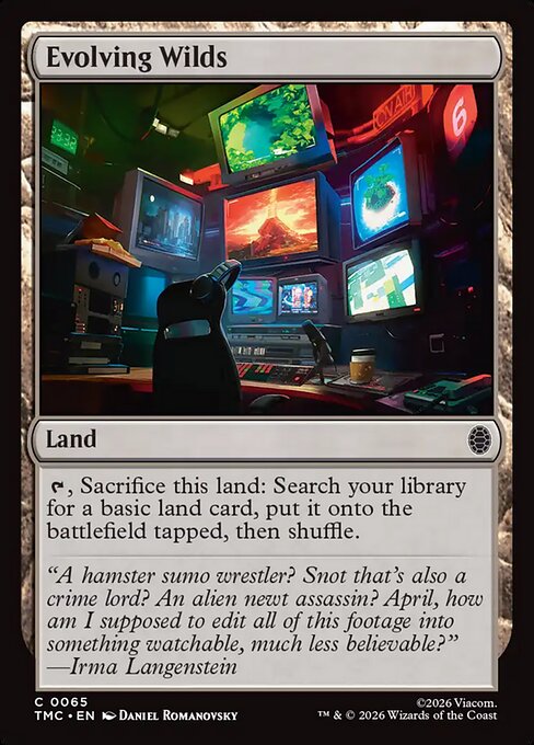 Evolving Wilds Teenage Mutant Ninja Turtles Eternal Magic: The Gathering card image
