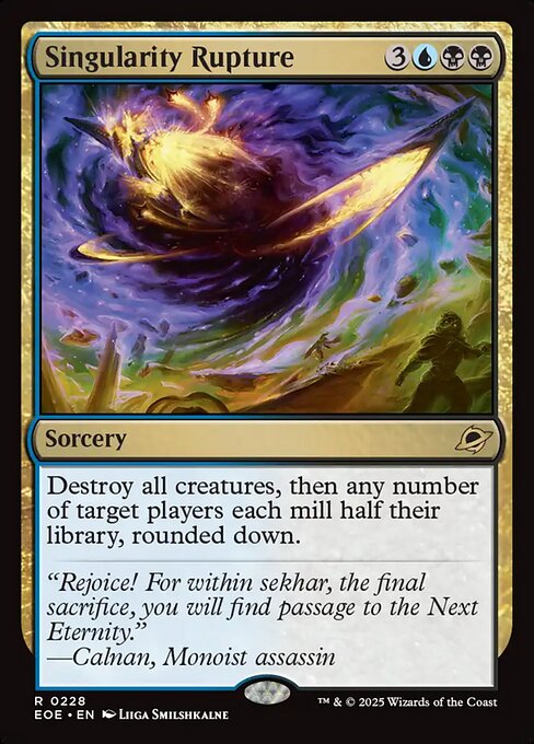 Singularity Rupture - Edge of Eternities #228