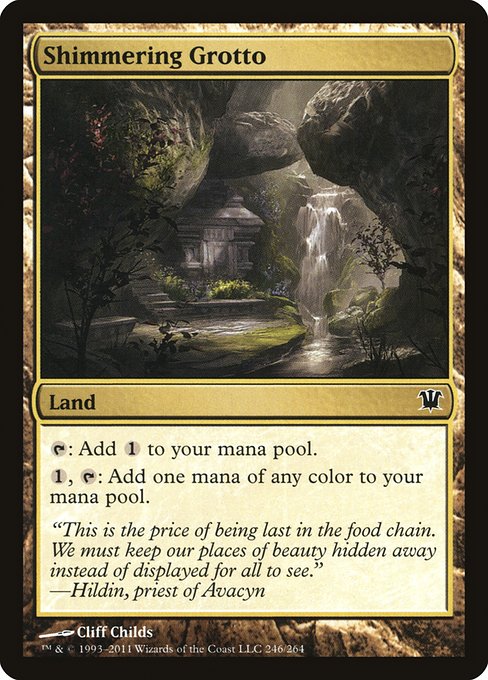 Shimmering Grotto - Innistrad #246 Magic: The Gathering card image