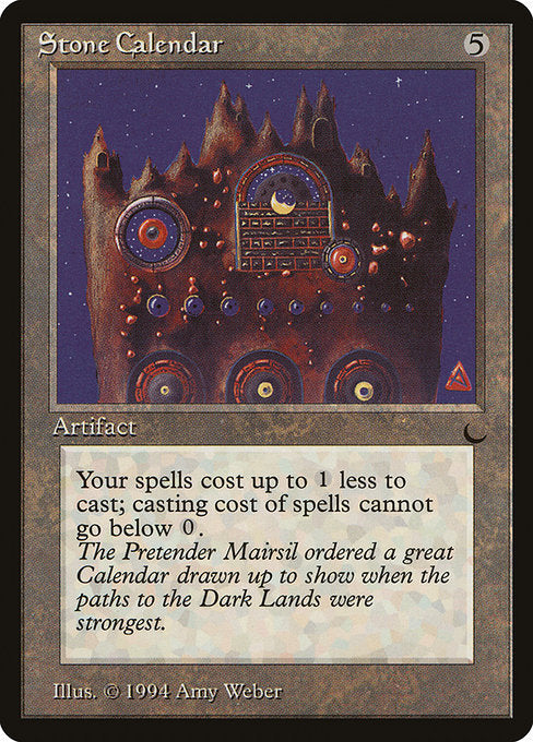 Stone Calendar - The Dark #111