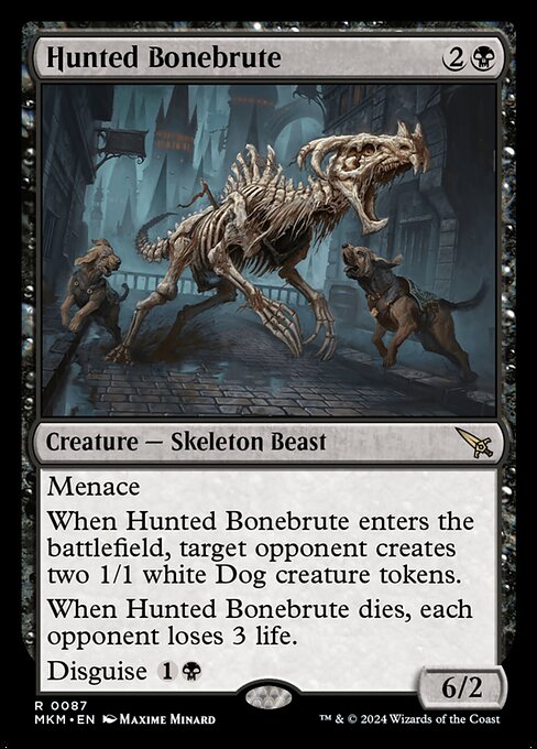 Hunted Bonebrute Murders at Karlov Manor Magic: The Gathering card image