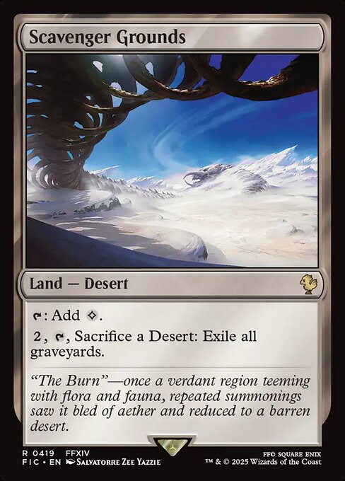 Scavenger Grounds Final Fantasy Commander Magic: The Gathering card image