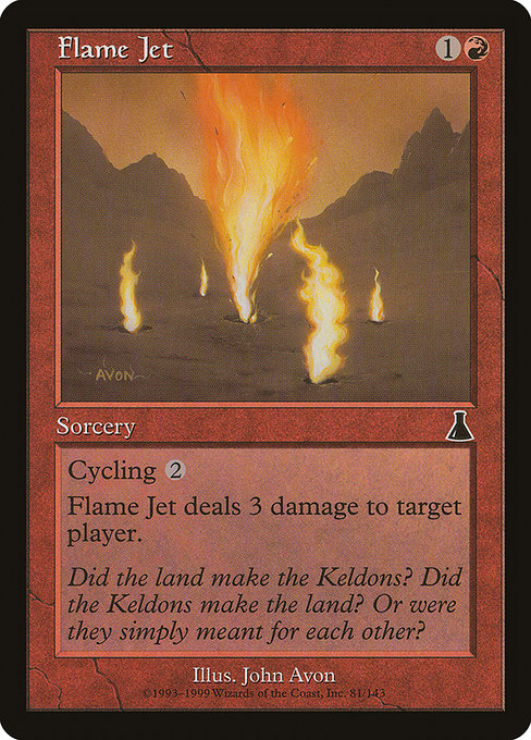 Flame Jet - Urza's Destiny #81