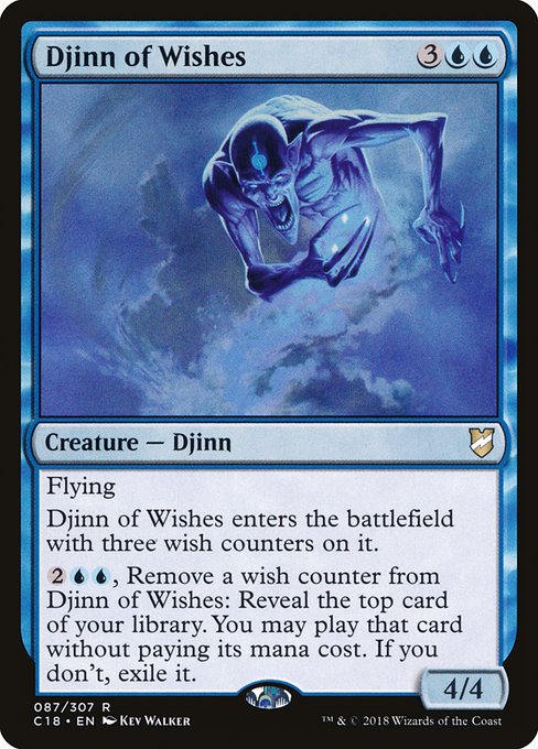 Djinn of Wishes - Commander 2018 #87